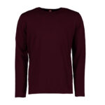 Identy interlock langarm T-Shirt - Bordeaux
