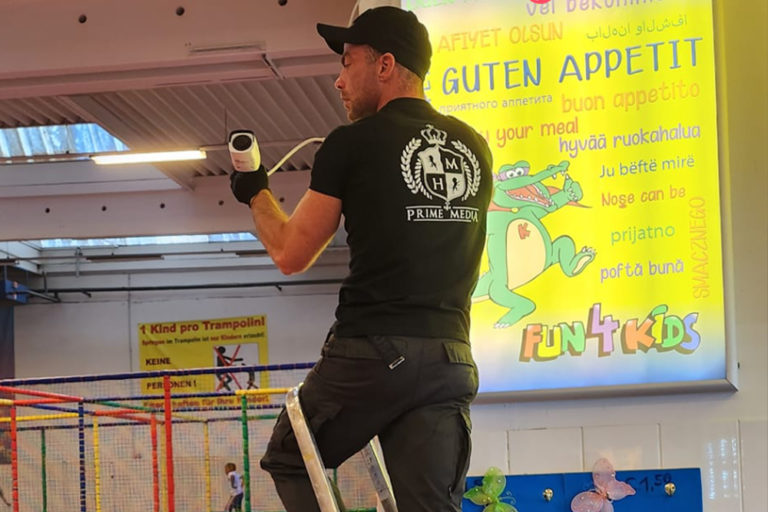 Professionelle Kameramontage für zuverlässigen Schutz