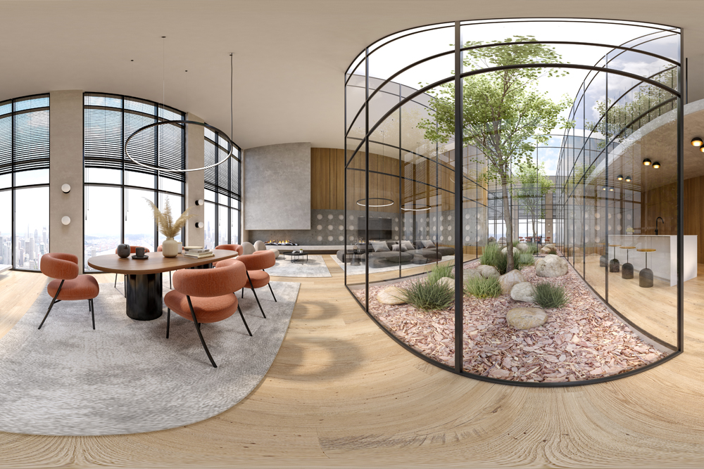 360°-Foto für interaktive Raumansichten und virtuelle Erlebnisse